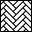 Wall-to-wall wood parquetting